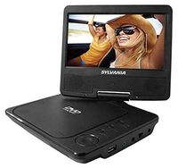 Sylvania 7-Inch Portable DVD Player, Swivel Screen, USB/SD Card Reader