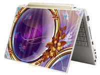 Bundle Monster Laptop Notebook Skin Sticker Cover Art Decal - 12" 14" 15" - Fit HP Dell Asus Compaq - Floral Ring