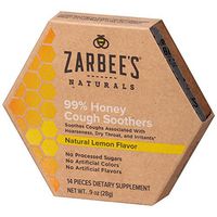 Zarbee's Naturals Honey Cough Soothers, Lemon, 0.9 oz (Pack of 2)