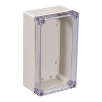 uxcell 158x90x60mm/6.22x3.54x2.36inch IP65 Wateproof Electronic ABS Plastic DIY Junction Project Box Enclosure Case Outdoor/Indoor with Clear Cover