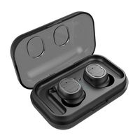 Bluetooth Earbuds，Mini Wireless Sports Earphones Supper Bass Noise Cancelling Stereo Sound Waterproof Single Earpiece for Kids Girls Travel Office（Black）Boens
