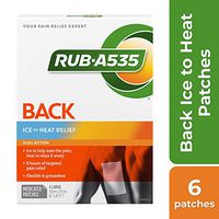 Rub A535 Dual Action Back Patch - 4 Patches (4" X 8.25")