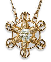 Buddha Maitreya The Christ Shambhala Star in 24K Gold Plate- Shambhala Healing Tool to Wear