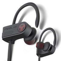 TREBLAB XR700 PRO Wireless Running Earbuds - Top 2019 Sports Headphones, Custom Adjustable Earhooks, Bluetooth 5.0 IPX7 Waterproof, Rugged Workout Earphones, Noise Cancelling Microphone In-Ear Headset