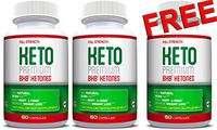Potent Keto PREMIUM Pills, 60 Capsules, 2 Bottles Combo Plus 1 Free = 3 Bottles Natural Fat Burner, Weight Loss, Perfect Ketosis, Enhance Mental Focus & Clarity