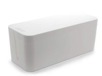 ORRIGINE Cable Management Box with Rubberized Feet, Hides Cables and Power Strips, Great for Office, Gaming & TV, Medium, Child & Pet Safe 12.5 x 5.3 x 5