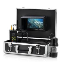 Fish Finder Anysun 1/3 Inch compatible with SONY CCD Underwater Fishing Camera - 360 Degree View, Remote Control, 7 Inch LCD Monitor, 14x White Lights