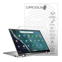 Celicious Vivid Plus Mild Anti-Glare Screen Protector Film Compatible with ASUS Chromebook Flip C434 [Pack of 2]