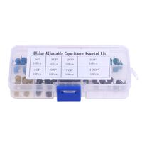 Baosity 80 Piece Plastic Trimmer Variable Capacitors Kit 5pF - 120pF(8 Values/Types)