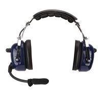 General Pilot Aviation Headset Noise Cancelling 3.5mm GA Dual Plug Pilot Headphone with Microphone Adjustable Headband