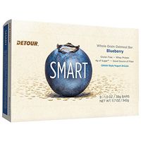 Detour Smart Gluten Free Oatmeal Bar, Blueberry, 11.7 Ounce, 9 Count