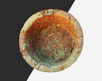 globalproductsofindianorigin set of 99 peepal tree leaf bowl dona pattal plate natural disposable compostable ecofriendly 4 inch around all occasion indoor outdoor birthday party house wedding langar