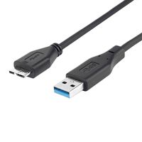 0.5m USB3.0 Type-A Male to USB3.0 Micro B Male Adapter Cable for Hard Drive Computers Accessories
