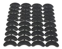 Binglinghua 40PCS Pairs Rubber Sole Heel Savers Toe Plates Taps DIY Glue on Shoe Repair Pads