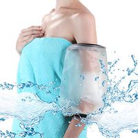 VALLEYWIND PICC Line Cast Cover for Shower Elbow Waterproof TPU Bandage Protector Adult Arm Cast Cover with Comfortable Neoprene Lining