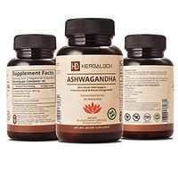 Ashwagandha 800MG - Organic Ashwagandha Root Powder Extract|Anxiety Relief, Thyroid Support, Cortisol & Adrenal Support, Anti Anxiety & Adrenal Fatigue|Non-GMO, Organic Supplements 90 Capsules