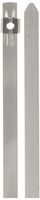 BAND-IT AS2129 Tie-Lok 304 Stainless Steel Cable Tie, 1/4" Width, 16.5" Length, 4" Maximum Diameter, 100 per Bag