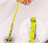 JPONLINE Home Kitchen Bathroom Sink Hair Cleaning Hook Bathroom Floor Drain Sewer Dredge Device Small Tools Cleaning Brush Sewer Toilet