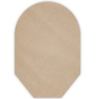Solid Color Ostomy Pouch Cover Closed End (Tan)