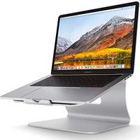 Bestand Laptop Stand Aluminum Cooling Stand & Holder for MacBook Air/Pro, All Notebooks, Sliver (Patented)