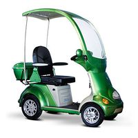 Mobility Scooter with Canopy Color: Green