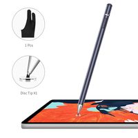 JOYROOM Capacitive Stylus Pen for Touch Screens, Disc Tip and High Sensitivity, with Replacement Tips, for Touch Screen Devices Tablet, Smartphone, Apple Pen, iPad Pen (Gray)