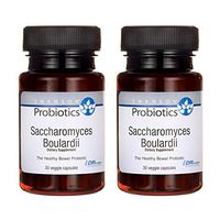 Swanson Saccharomyces Boulardii 5 Billion Cfu 30 Veg Capsules (2 Pack)