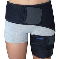 Hip Brace - Compression Groin Support Wrap for Hip Flexor Thigh Sciatica Hamstring Pain Relief Men Women - Sciatic Nerve SI Joint Arthritis Stabilizer Belt