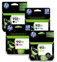HP Officejet Pro 8100 Full Set of High Capacity Original Ink Cartridges