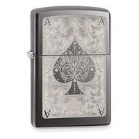 Zippo Ace Filigree Black Ice Lighter
