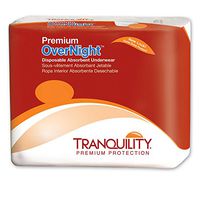 Tranquility Premium Overnight Underwear, Ex-Small, Heavy Absorbency, 2113 - Case of 88, White