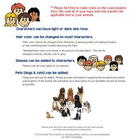 Personalized NTT Grandma & Grandpa Reading 2 Boys, 1 Girl Memo Holder