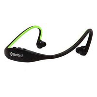 Earphone, FTXJ Stylish Wireless Bluetooth Music Sports Stereo Headset for iPhone (Green)