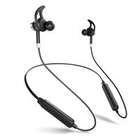 Wireless Earbuds, Waterproof IPX5 Bluetooth Headphones with Dynamic Clear Bass Sound, 10 Hours Playtime, Noise Cancelling, in-Ear Magnetic Sports Earphones with Mic for Running Workout (Black)