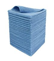 Dri Microfiber Cleaning Cloth Plus 16 x 16 inch (Extra Absorb, Cleaning Power and Dry Fast) (240, Blue)