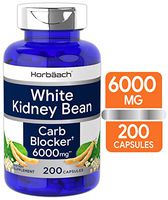 White Kidney Bean Carb Blocker | 6000 mg 200 Capsules | Non-GMO & Gluten Free Extract | by Horbaach