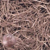 6oz Bag Light Cocoa Brown VERYFINE Fine Cut Gift Basket Shred Paper Grass Filler Bedding nfLG -441