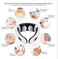 edited Electric Pulse Neck Massager,Cervical Massager Electric Neck Protector Pulse Physical Therapy,Physiotherapeutic Acupuncture Magnetic Relief Pain Tool Electric Massagers