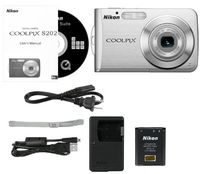 Nikon Coolpix S202 Digital Camera (Silver)