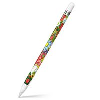 igsticker Ultra Thin Protective Body Stickers Skins Universal Decal Cover for Apple Pencil 1st Generation (Apple Pencil Not Included) 004882 Flower　Butterfly　Colorful