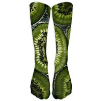 ZXX Men&Women Kiwi Fruits Casual Mid-calf Socks Casual Sports Novelty Below Knee Tube Stockings One Size