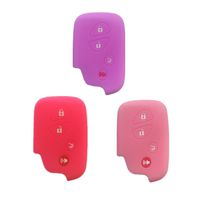 Purple Pink and Hot Pink Key Fob Case Cover Jacket Keyless Remote Smart Key Fob Skin Clicker Case Skin Cover for Lexus GS430 GS300 IS350 IS250