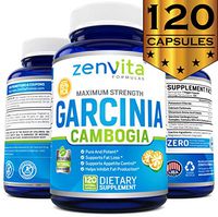 100% Pure Garcinia Cambogia Extract 95% HCA - 120 Capsules - 2100 mg Appetite Suppressant, Non-GMO & Gluten Free, Highest Potency, Maximum Strength Garcinia Cambogia Weight Loss Supplement