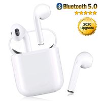 Bluetooth Headphones Wireless Earbuds with Fast Charging Case IPX7 Waterproof 3D Stereo Earphones Noise-Canceling in-Ear Built-in Mic Headset for Apple Airpods Android/iPhone