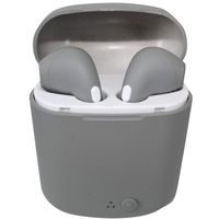 Xtreme Rubberized Charging Case with Matching Wireless Earbuds (Charcoal)