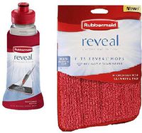 Rubbermaid Reveal Sprayl Mop Refill Bottle and Microfiber Cleaning Pad