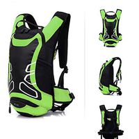 F&W WF Backpack - Cycling Bag Male Outdoor Backpack Female Mountain Bike Bag 12L l Hiking Riding Backpack (Color : Green)