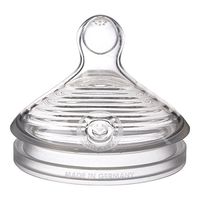 NUK Simply Natural Replacement Nipples, Slow Flow, 2pk