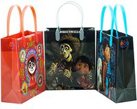 Disney Coco Remember Me 12 Reusable Goodie Medium Gift Bags 8"