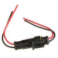 ADSRO Car Waterproof 2Pin Electrical Wire Connector Plug Cord Motorcycle Marine